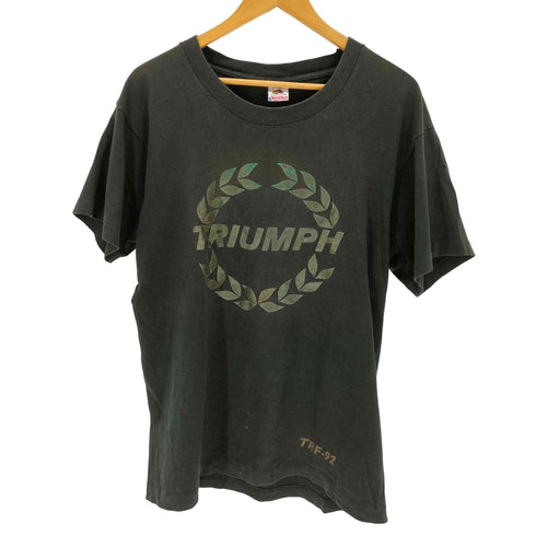 フルーツオブザルーム FRUIT OF THE LOOM 90S USA製 シングルステッチ プリントクルーネックTシャツ メンズ import:L