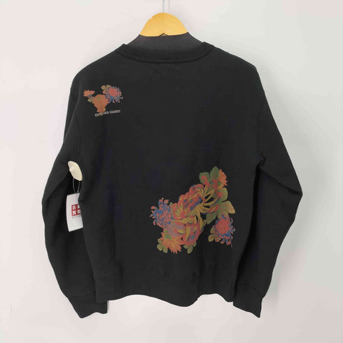 GLAMDY EXOTIG ASIA 牡丹 和柄クルーネックスウェット メンズ JPN:M