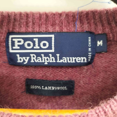 ポロバイラルフローレン Polo by RALPH LAUREN ミニポニー刺繍 ラムウールセーター メンズ import:M