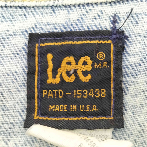 リー Lee 80s USA製 PATD-153438 デニムジャケット メンズ import:L