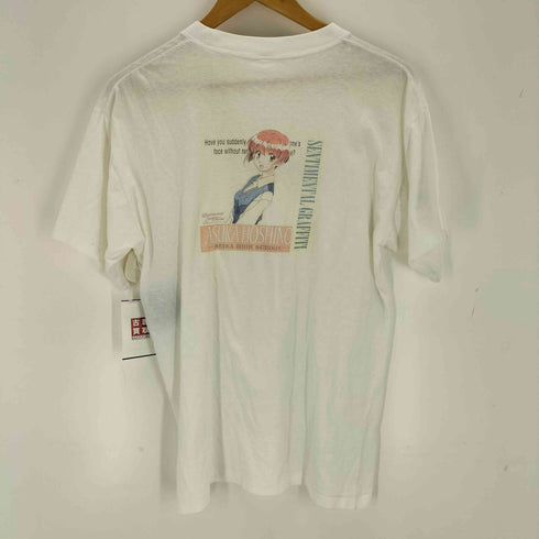 キャラクタープリントクルーネックTシャツ メンズ L