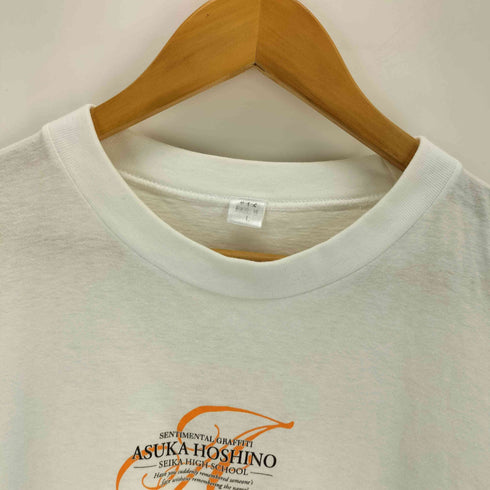 キャラクタープリントクルーネックTシャツ メンズ L