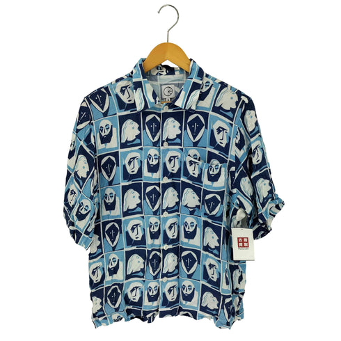 ポーラースケートカンパニー POLAR SKATE CO. S/S 総柄 デザイン レーヨンシャツ メンズ import:M