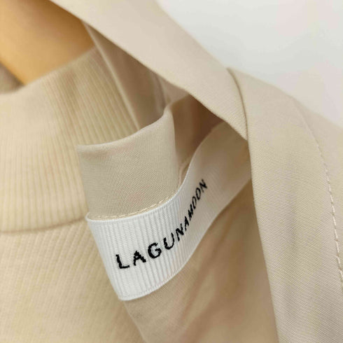 ラグナムーン LAGUNAMOON 21AW ショルダーギャザーレイヤードニット レディース FREE