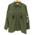 ユーエスアーミー U.S. ARMY 1986年会計 米軍実物 SHIRT UTILITY DURA PRESS ワッペン刺繍 ユーティリティ シャツ メンズ 161/2×32