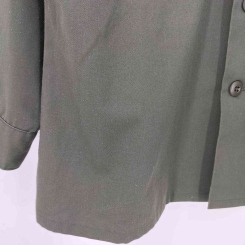 ユーエスアーミー U.S. ARMY 1986年会計 米軍実物 SHIRT UTILITY DURA PRESS ワッペン刺繍 ユーティリティ シャツ メンズ 161/2×32