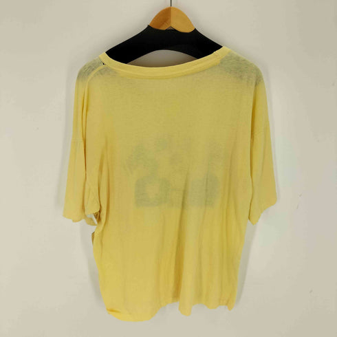 シングルステッチ アーティストプリントクルーネックTシャツ メンズ