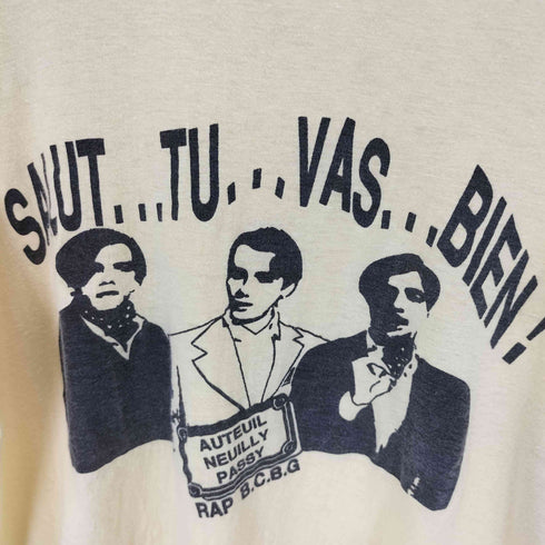 シングルステッチ アーティストプリントクルーネックTシャツ メンズ