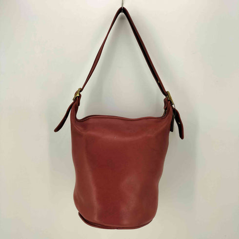 コーチ COACH 90S USA製 OLD レザー バケット ショルダー バッグ 97年製 レディース