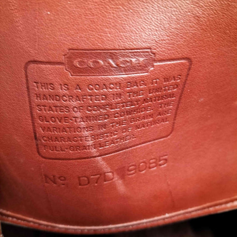コーチ COACH 90S USA製 OLD レザー バケット ショルダー バッグ 97年製 レディース