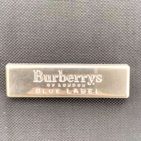 バーバリーズ BURBERRYS 90S ノバチェック 切り替え カウレザー ナイロン バケット トート バッグ レディース