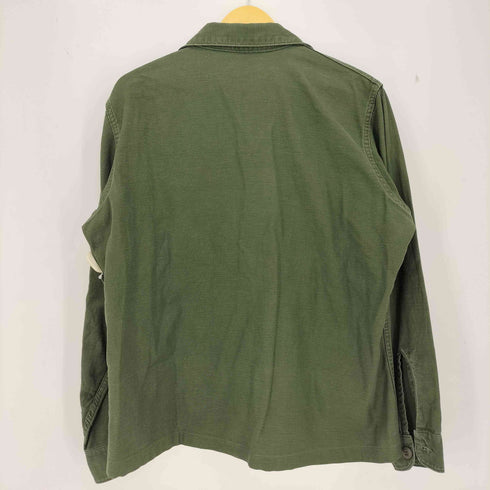ユーエスアーミー U.S. ARMY COTTON SATEEN OG-107 コットン サテン ユーティリティ シャツ メンズ