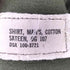 ユーエスアーミー U.S. ARMY COTTON SATEEN OG-107 コットン サテン ユーティリティ シャツ メンズ