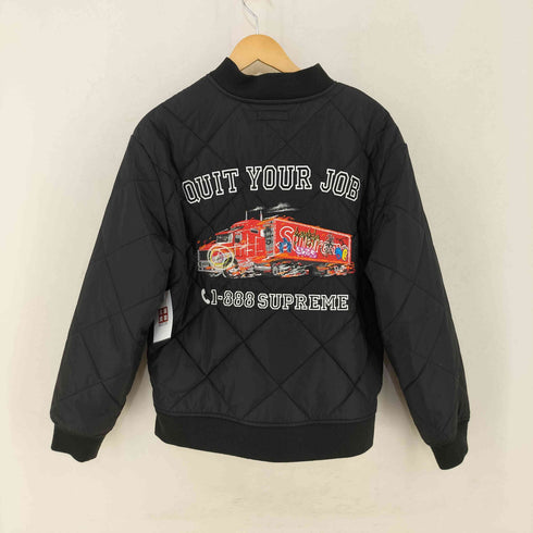 シュプリーム Supreme 21AW QUIT YOUR JOB QUILTED WORK JACKET メンズ JPN:M