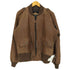 アルファインダストリーズ ALPHA INDUSTRIES シープレザー フライトジャケット メンズ import:L