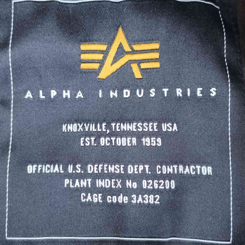 アルファインダストリーズ ALPHA INDUSTRIES シープレザー フライトジャケット メンズ import:L