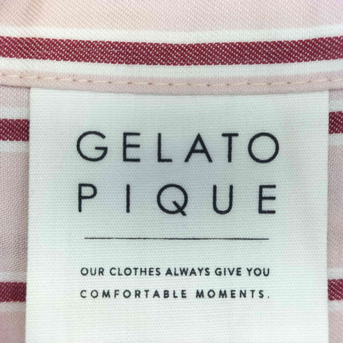 ジェラートピケ gelato pique ストライプセットアップ レディース ONE SIZE