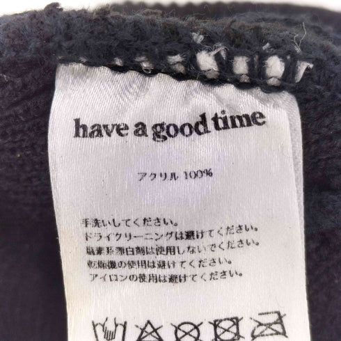 ハブアグッドタイム HAVE A GOOD TIME 刺繍ビーニー メンズ ONE SIZE