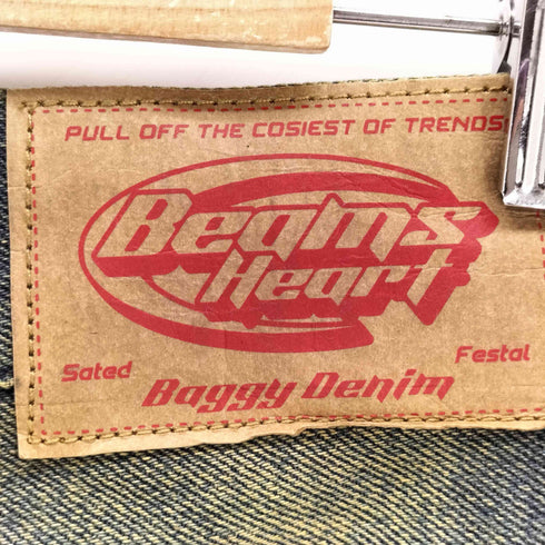 ビームスハート BEAMS HEART ブラスト シーム バギーデニムパンツ メンズ JPN:M