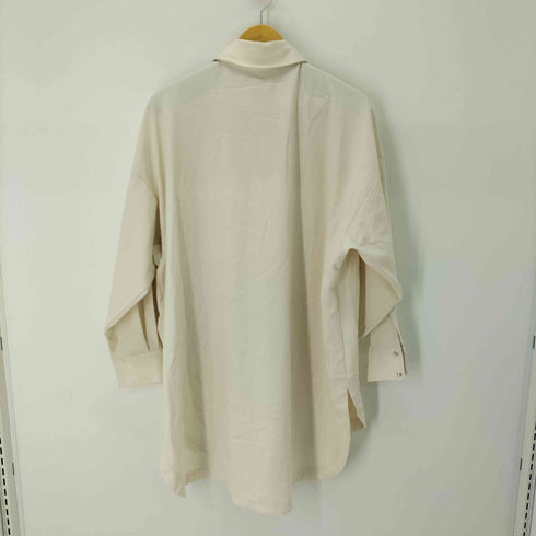 ザラ ZARA ポケット付きオーバーサイズシャツ レディース import:L