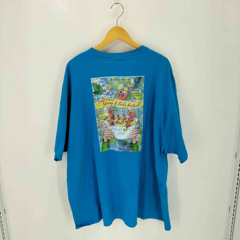 ポートカンパニー PORT&COMPANY SHRIMP&GRITS FESTIVAL プリントロゴTシャツ メンズ 4XL