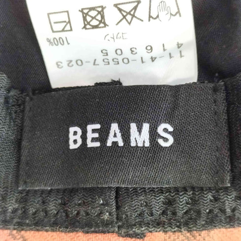 ビームス BEAMS チェック メトロハット メンズ