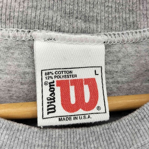 ウィルソン Wilson 90S USA製 フロントロゴTシャツ メンズ import:L