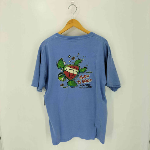 SLOW IS GOOD BEACHES プリントTシャツ メンズ import:L