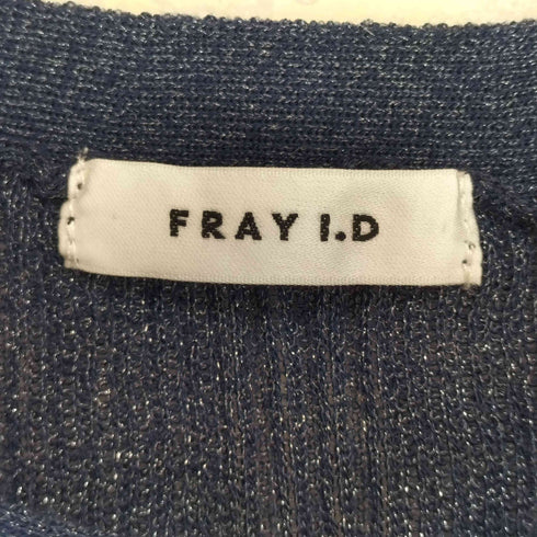フレイアイディー FRAY I.D LUNARシアーラメVネックカーディガン レディース ONE