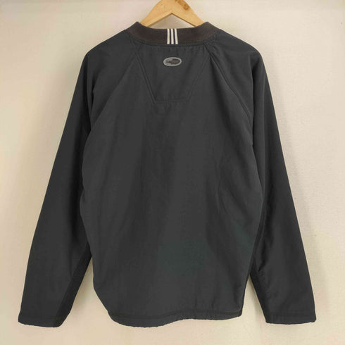 アディダス adidas 00S CLIMAPROOF パフォーマンスロゴ刺繍 フリース切り替え Vネック プルオーバー メンズ import:M