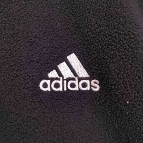 アディダス adidas 00S CLIMAPROOF パフォーマンスロゴ刺繍 フリース切り替え Vネック プルオーバー メンズ import:M