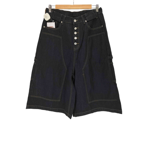 ダブルニー デニムワイドクロップドパンツ メンズ JPN:XL
