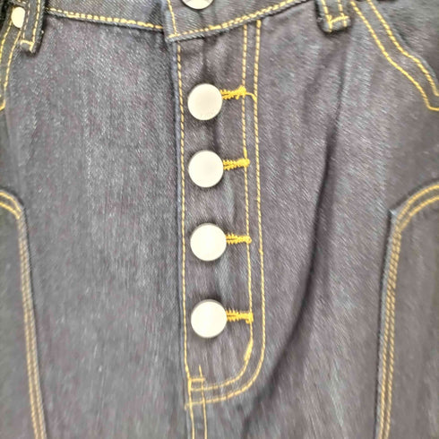 ダブルニー デニムワイドクロップドパンツ メンズ JPN:XL