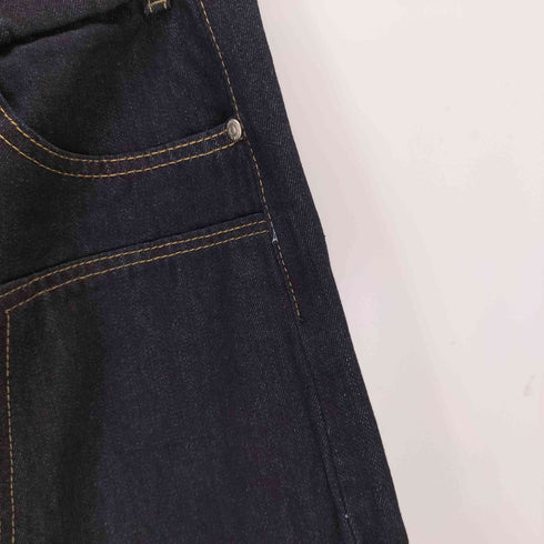 ダブルニー デニムワイドクロップドパンツ メンズ JPN:XL