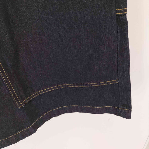 ダブルニー デニムワイドクロップドパンツ メンズ JPN:XL
