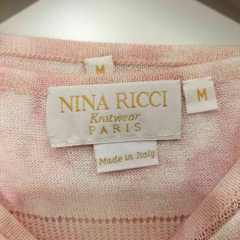 ニナリッチ NINA RICCI 花柄 アンサンブル ニット レディース import:M