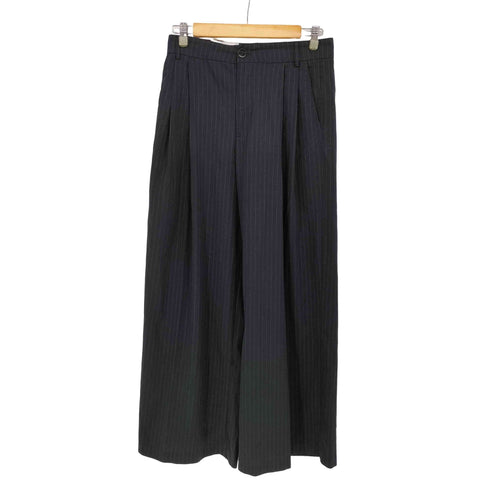 ザラ ZARA 2タック ピンストライプ ワイドパンツ レディース JPN:M