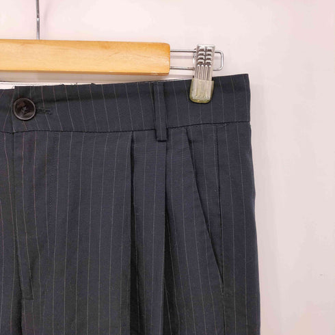 ザラ ZARA 2タック ピンストライプ ワイドパンツ レディース JPN:M