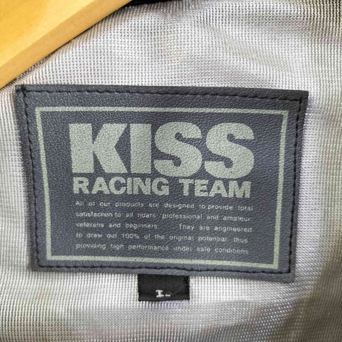 KISS RACING TEAM バイカーレーシングジャケット メンズ JPN:L