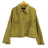 ザラ ZARA OVERSHIRT WITH TOPSTITCHING ステッチデザインジャケット レディース import:L