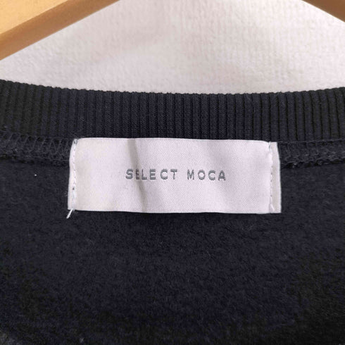 セレクトモカ SELECT MOCA 24aw メタリック切替裏起⽑トップス レディース FREE