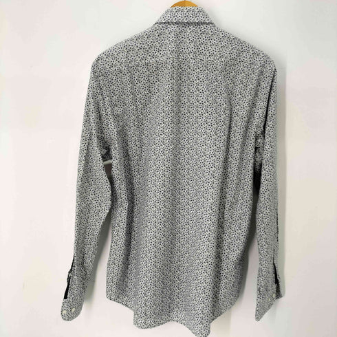 トミーヒルフィガー TOMMY HILFIGER 刺繍ロゴ 花柄 L/S シャツ メンズ