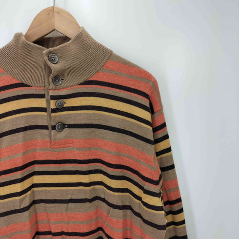 バラクータ BARACUTA イングランド製 ボーダー柄 ニットポロ メンズ