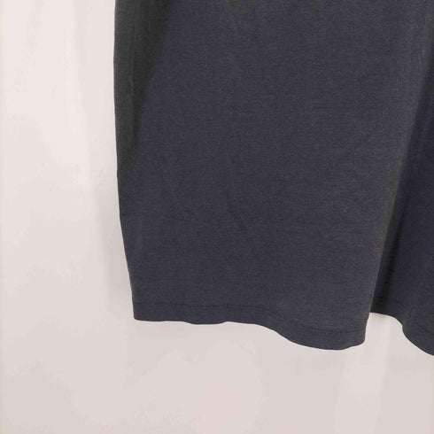 ~90S 裾袖シングル 両面プリント クルーネックTシャツ メンズ