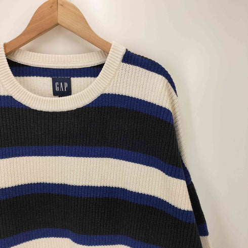 ギャップ Gap アクリルコットン ボーダー柄ニット メンズ JPN:M