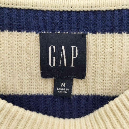 ギャップ Gap アクリルコットン ボーダー柄ニット メンズ JPN:M