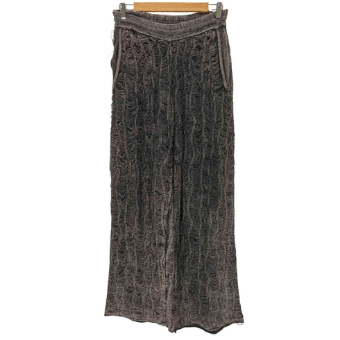 メゾンスペシャル MAISON SPECIAL Snow Wash Destroy Fringe Denim Prime-Wide Pants メンズ JPN:1