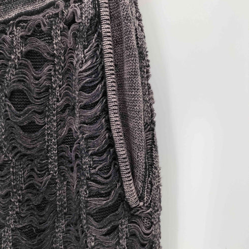 メゾンスペシャル MAISON SPECIAL Snow Wash Destroy Fringe Denim Prime-Wide Pants メンズ JPN:1