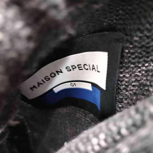 メゾンスペシャル MAISON SPECIAL Snow Wash Destroy Fringe Denim Prime-Wide Pants メンズ JPN:1