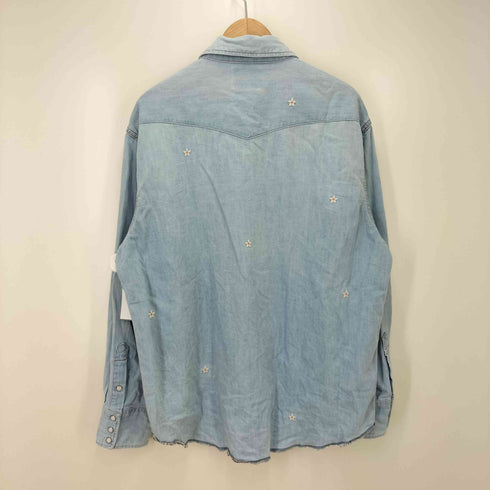 ラングラー Wrangler スタッズ デニムウエスタンシャツ メンズ JPN:M